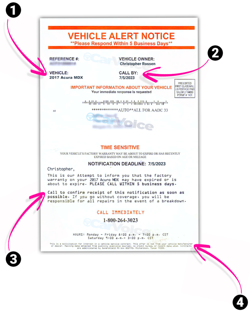 How to Recognize a Vehicle Services Division Scam Letter